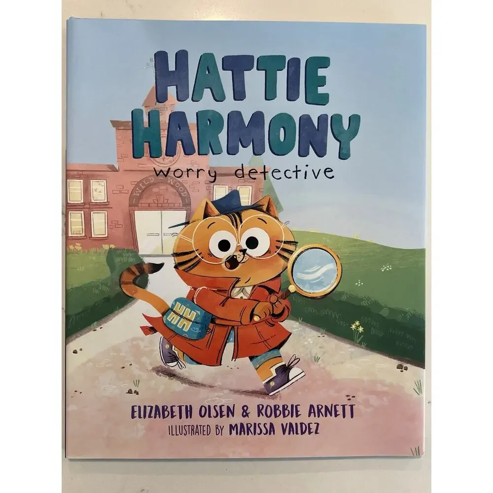 Hattie Harmony Signed BOOKPLATE Book Elizabeth Olsen Robbie Arnett Autograph #1